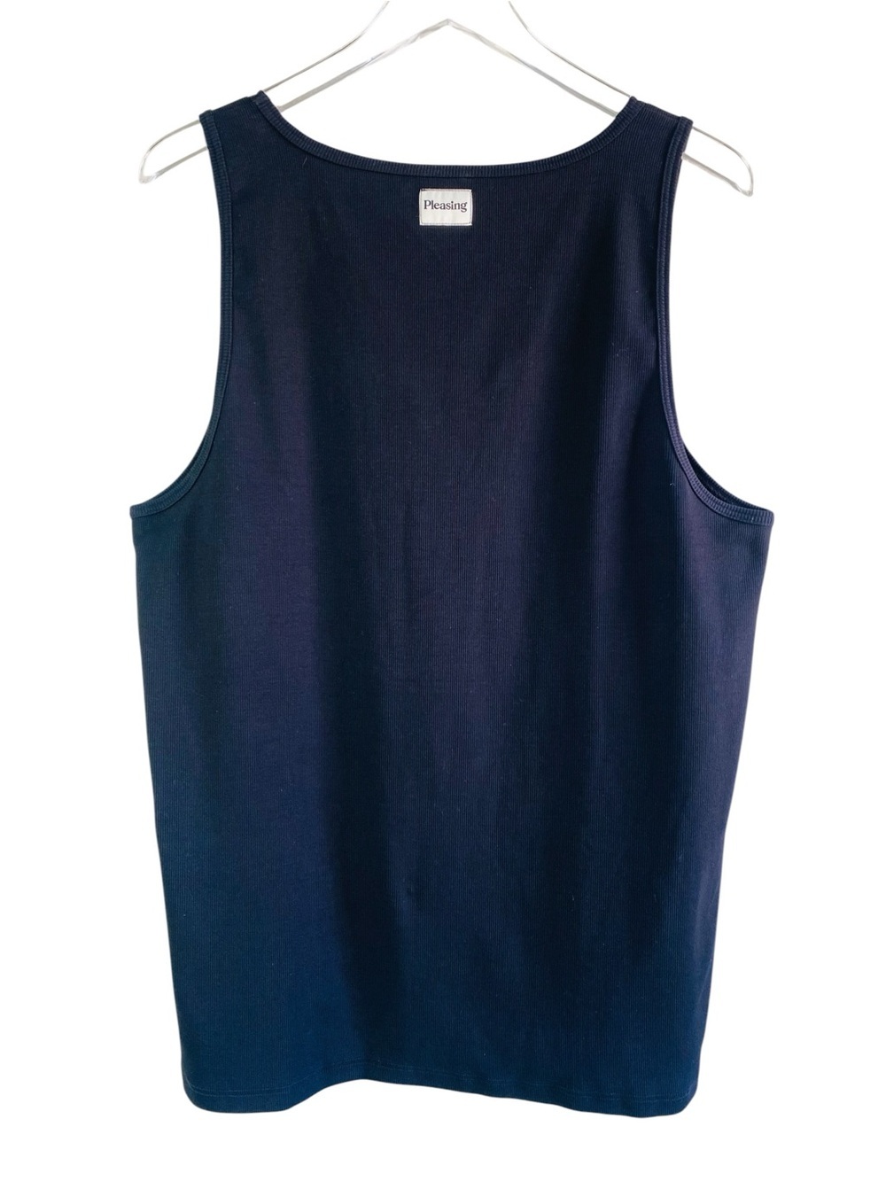Pleasing Black Ribbed Tank Top Size 3xl — image 3 of 5